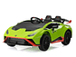 AUTO A BATERÍA LICENCIA LAMBORGHINI HURACAN DERRAPE AUTOMÁTICO VERDE - Miniatura 1