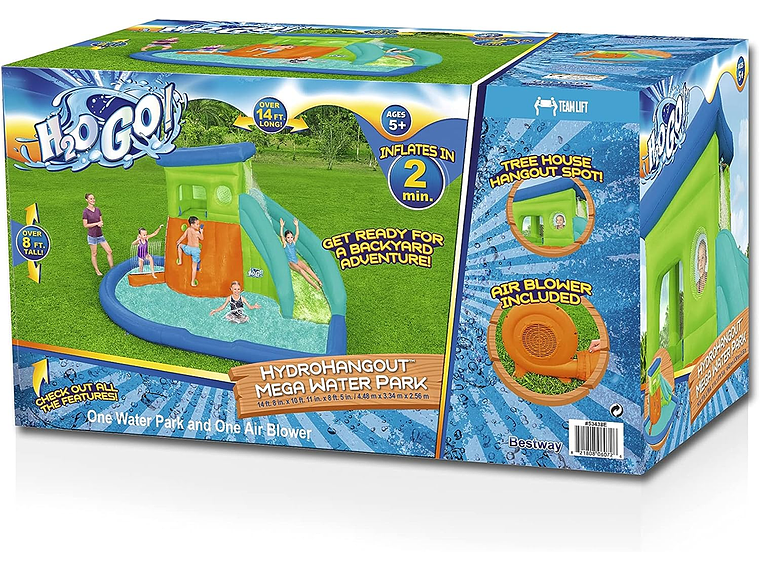 BESTWAY H2OGO! HYDROHANGOUT MEGA PARQUE ACUÁTICO 3