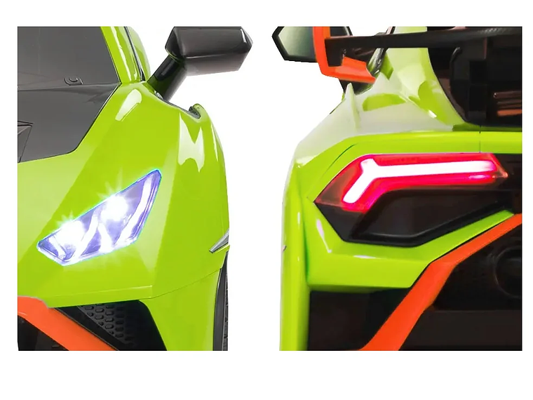 AUTO A BATERÍA LICENCIA LAMBORGHINI HURACAN DERRAPE AUTOMÁTICO VERDE 2