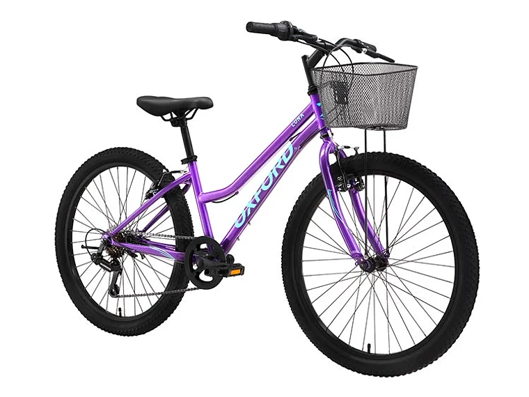 BICICLETA INFANTIL OXFORD LUNA MORADO ARO 24 1