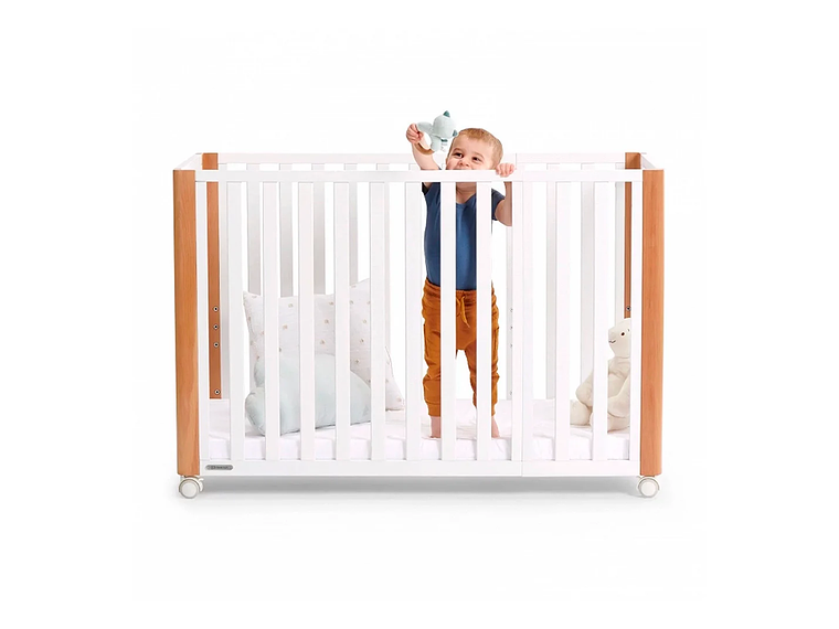 CUNA DE MADERA 4 EN 1 KOYA WOOD BLANCO 3