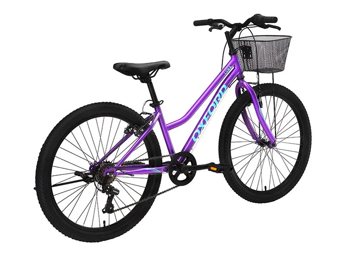 BICICLETA INFANTIL OXFORD LUNA MORADO ARO 24 2
