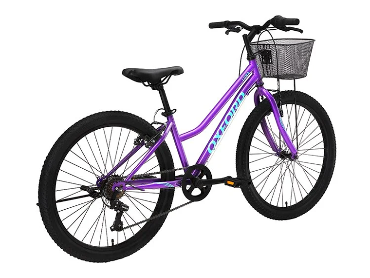 BICICLETA INFANTIL OXFORD LUNA MORADO ARO 24 2