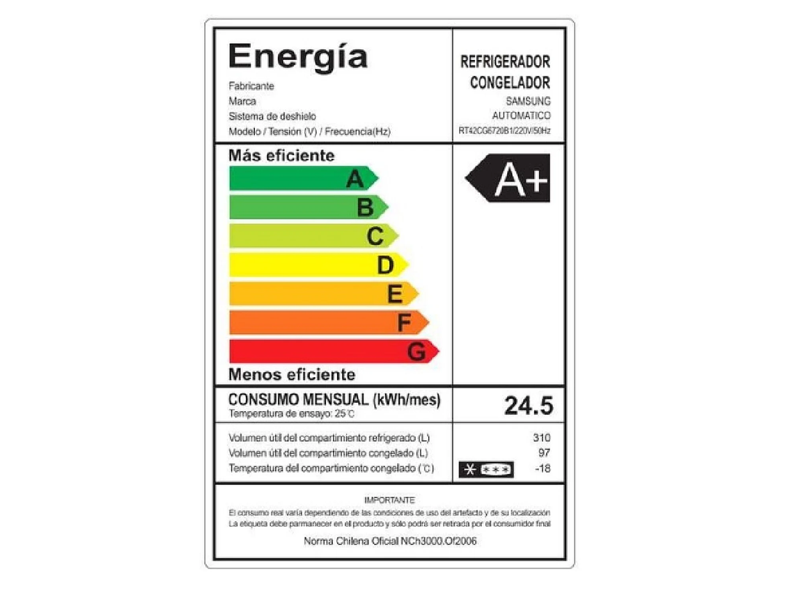 REFRIGERADOR TOP MOUNT FREEZER 407L SPACE MAX 9