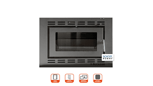 ESTUFA A LEÑA MONT BLANC INSERT