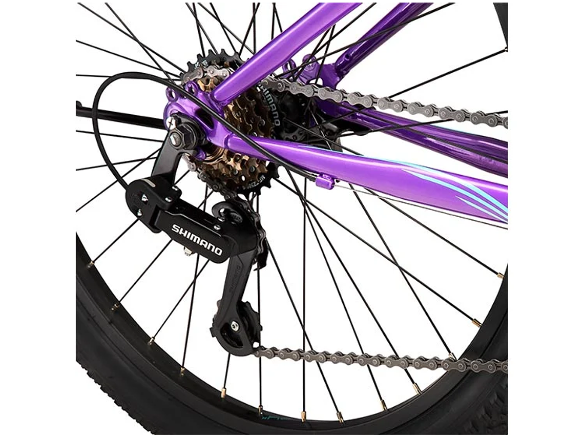 BICICLETA INFANTIL OXFORD LUNA MORADO ARO 24 4