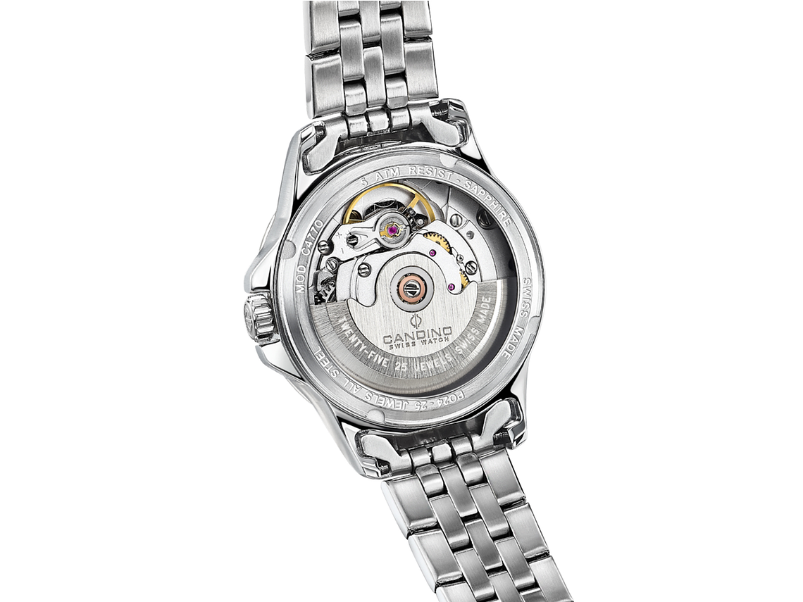 RELOJ C4770/3 CANDINO SWISS ROSA MUJER AUTOMÁTICO 3