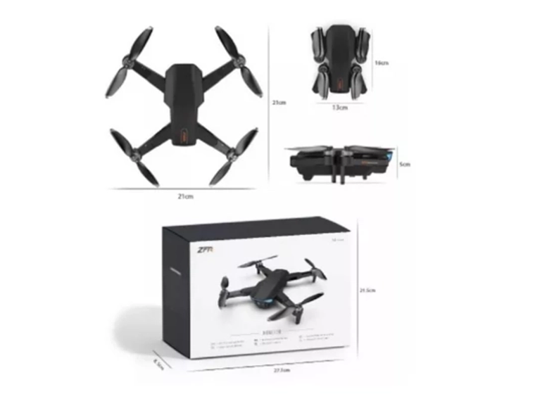 DRONE F188 CÁMARA 6K GPS ALCANCE 1KM + 2 BATERÍAS 5