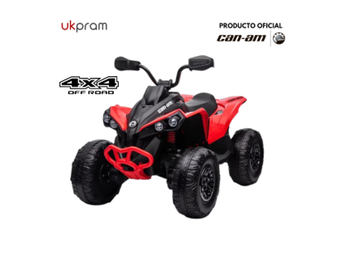 MOTO CAN-AM RENEGADE ROJO 12V 4X4 1