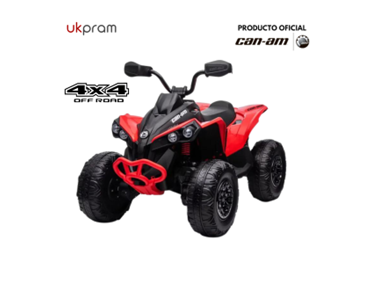 MOTO CAN-AM RENEGADE ROJO 12V 4X4 1