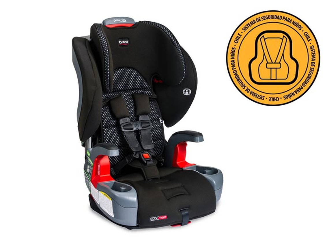 SILLA AUTO BRITAX GROW WITH YOU BUTACA NEGRO 1