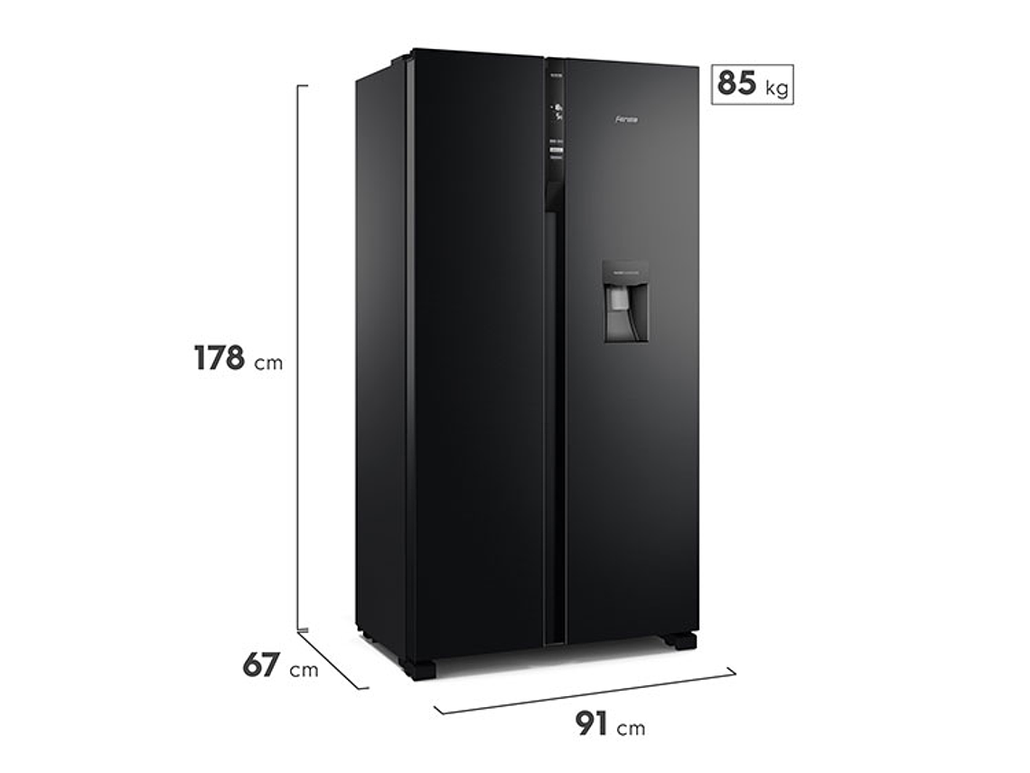 REFRIGERADOR FENSA SIDE BY SIDE NO FROST 525 L SFX530B 2