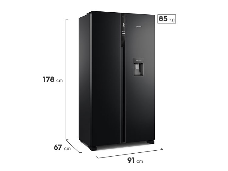 REFRIGERADOR FENSA SIDE BY SIDE NO FROST 525 L SFX530B 2
