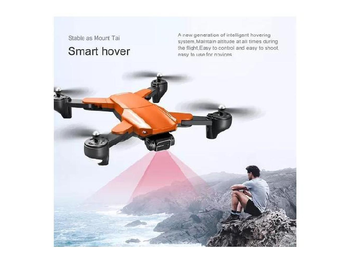 DRON PLEGABLE CON CÁMARA Y RETORNO AUTOMÁTICO 4K 2