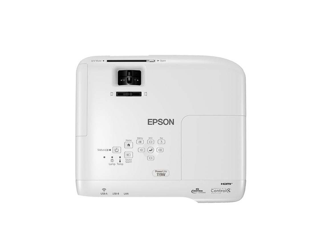 PROYECTOR EPSON POWERLITE 119W 4.000 LÚMENES 3LCD WXGA CON DIAL HDMI 3