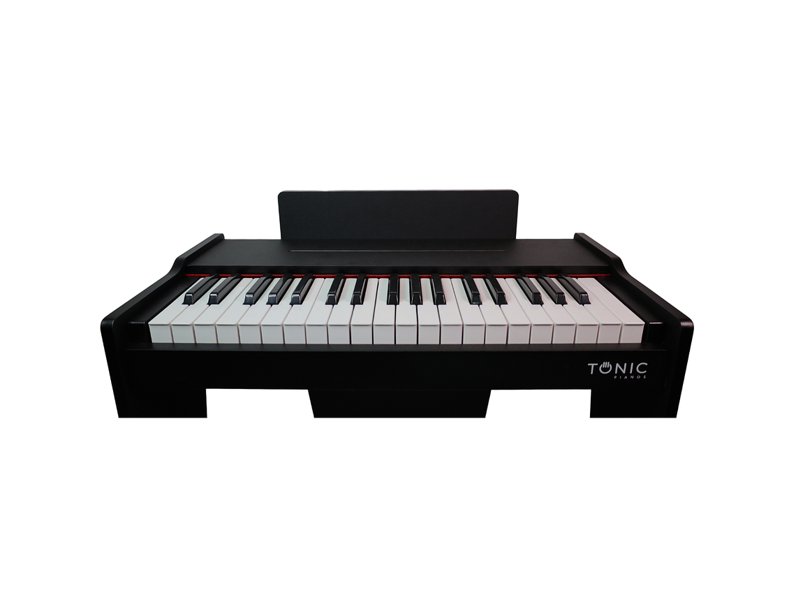 PIANO TONIC CON SILLÍN NIÑOS TON-75 NEGRO 2