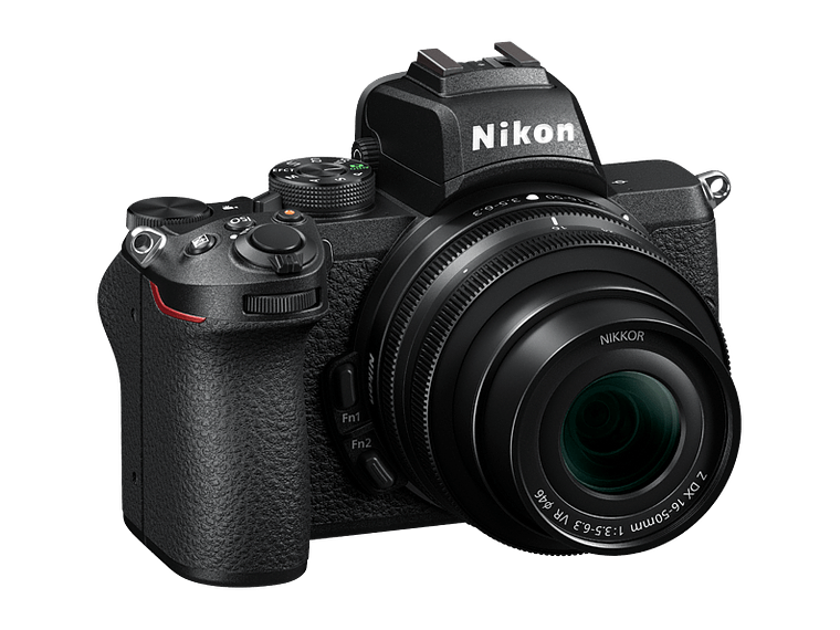 CÁMARA NIKON MIRRORLESS Z50 C/LENTE 16-50MM F 3.5 - 6.3 VR + LTE. 50-250MM 3