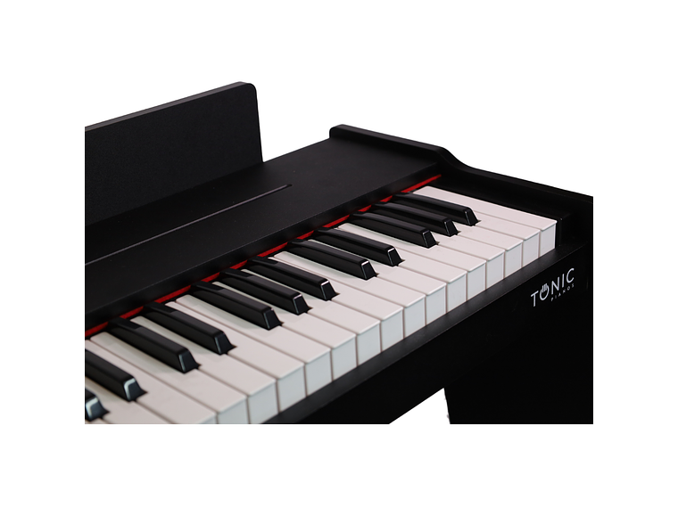 PIANO TONIC CON SILLÍN NIÑOS TON-75 NEGRO 3