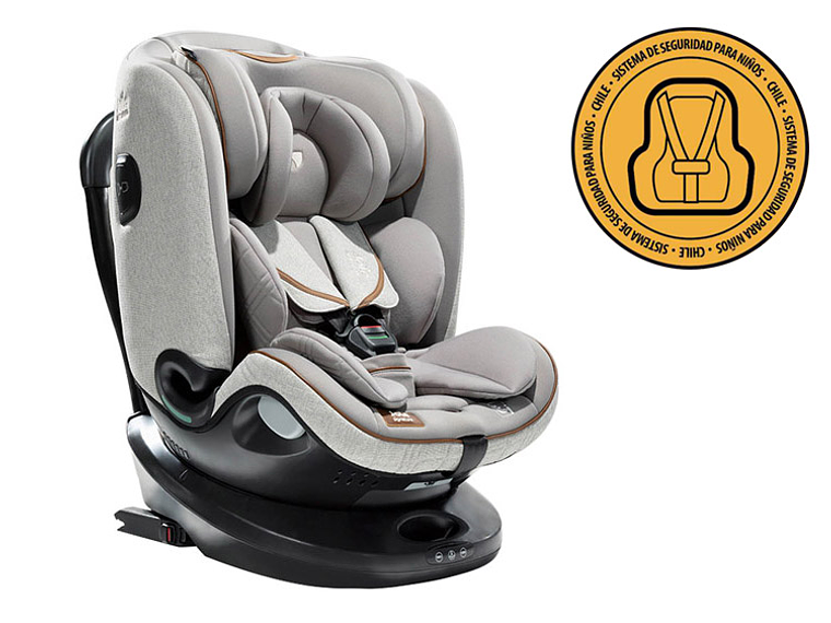 SILLA DE AUTO CONVERTIBLE JOIE I-SPIN GROW OYSTER 1