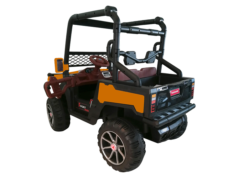 AUTO ELECTRICO BEBESIT ALL ROAD - NARANJO 2