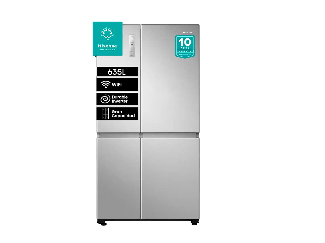 REFRIGERADOR HISENSE SIDE BY SIDE NO FROST 635 L RS820NV 1