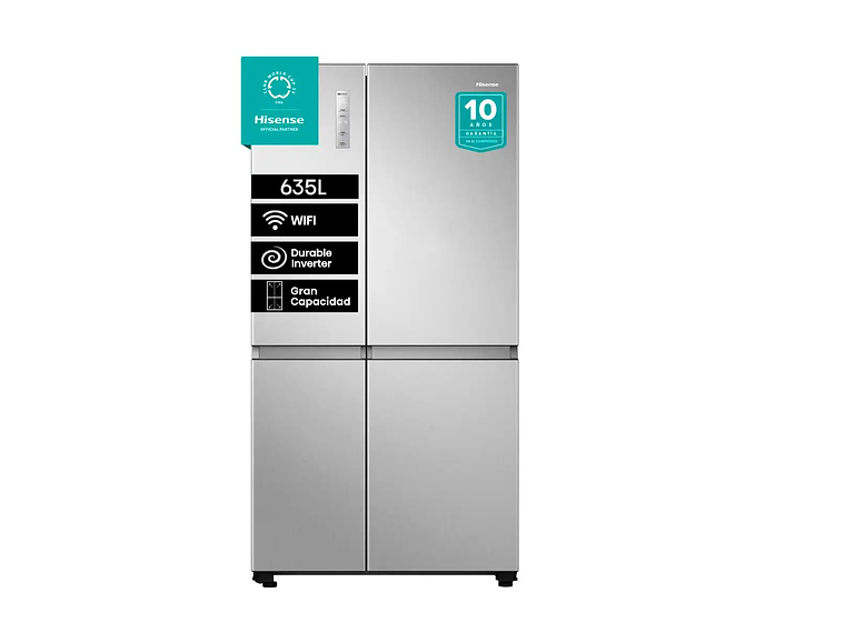 REFRIGERADOR HISENSE SIDE BY SIDE NO FROST 635 L RS820NV 1