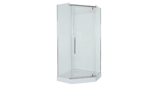 SHOWER DOOR 90X90CM 6MM MAMPARA DIAMANTE | BLANCO