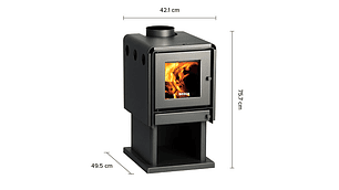  CALEFACTOR A LEÑA BOSCA LIMIT 360