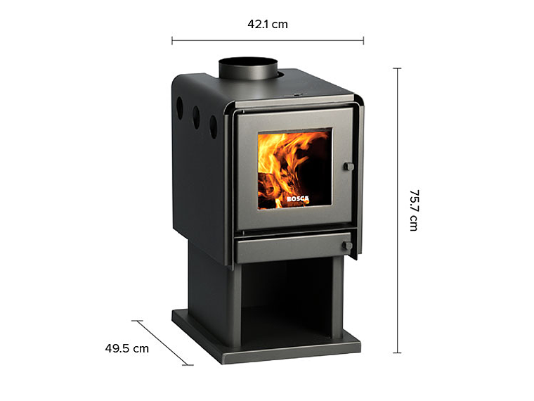  CALEFACTOR A LEÑA BOSCA LIMIT 360 2