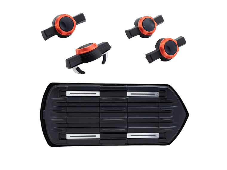 PORTAEQUIPAJE CARBON 570L ANCLAJE RAPIDO 6