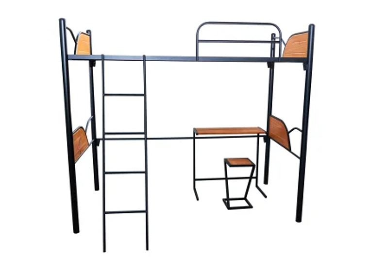 CAMA ALTA STUDIO 1.0 PLAZAS | NEGRO | 1_PLAZA 1