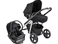 COCHE TRAVEL SYSTEM LILA NOMAD BLACK/MICO MAX MAXI-COSI - Miniatura 1