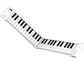 TECLADO PLEGABLE CARRY ON DONNER FP49, MADE IN MÉXICO - Miniatura 1