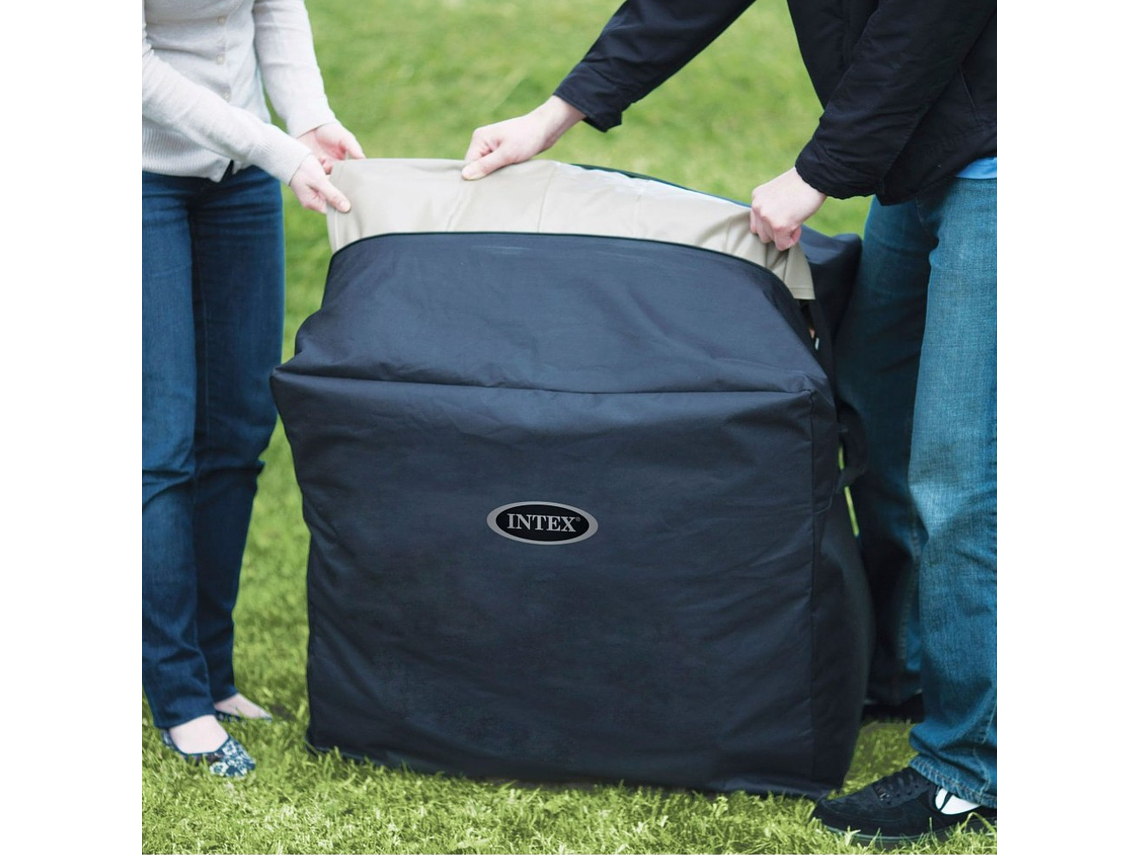 SPA HOT TUB INFLABLE INTEX BUBBLE MASSAGE 4 PERSONAS 5