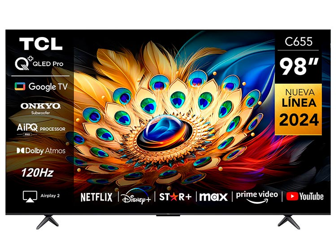 SMART TV TCL QLED UHD 4K 98