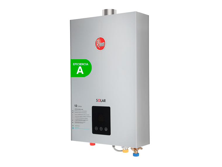 CALEFONT 12 LITROS GAS NATURAL TIRO FORZADO RHEEM 2