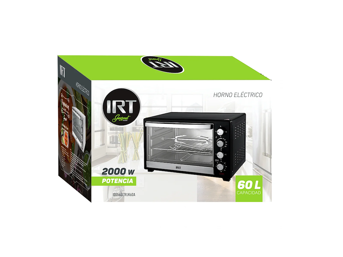 HORNO ELECTRICO IRT JK60A 60 LITROS 1600W 2