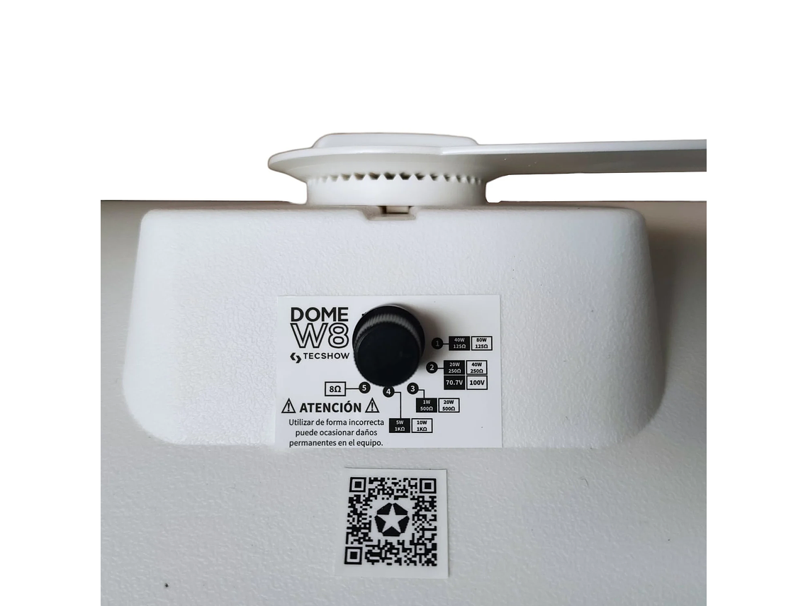 PARLANTES AMBIENTALES TECSHOW DOME W8 BLANCO (PAR) 4