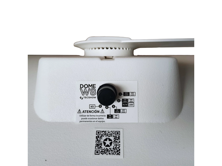 PARLANTES AMBIENTALES TECSHOW DOME W8 BLANCO (PAR) 4