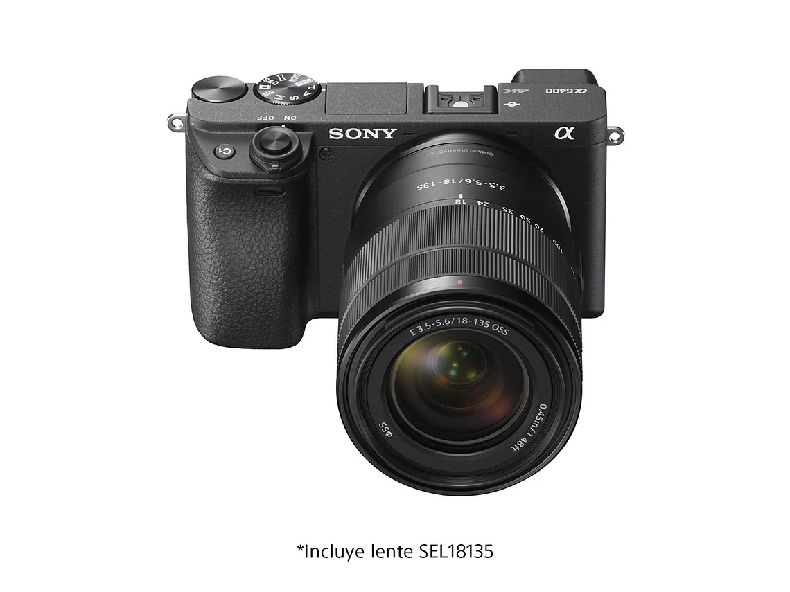 CÁMARA ILCE-6400M CON MONTURA E Y SENSOR APS-C 1