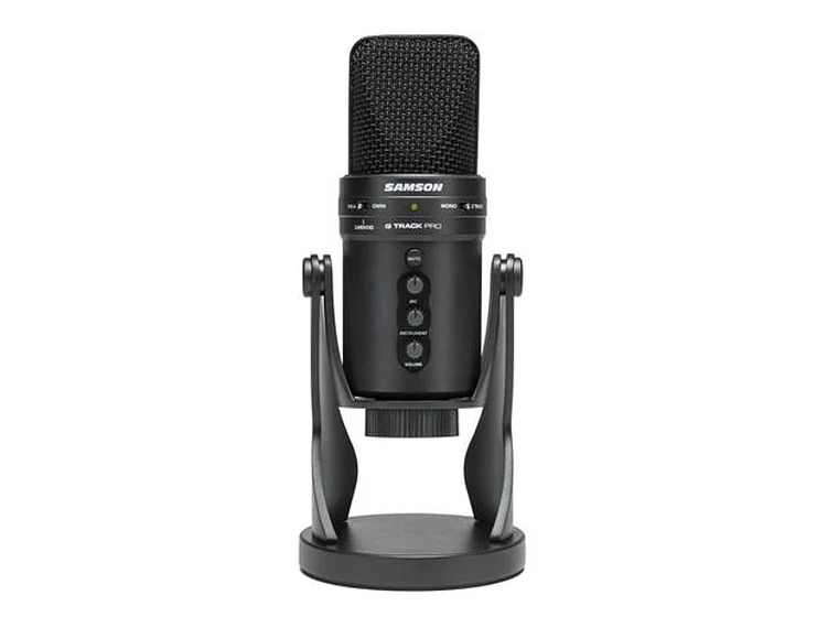MICRÓFONO CONDENSADOR SAMSON USB G TRACK PRO NEGRO 1