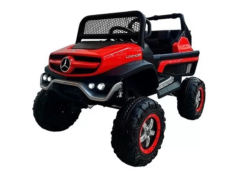 AUTO BATERÍA MERCEDES UNIMOG 4 MOTORES - KIDSCOOL - UNIMOG-BL 2