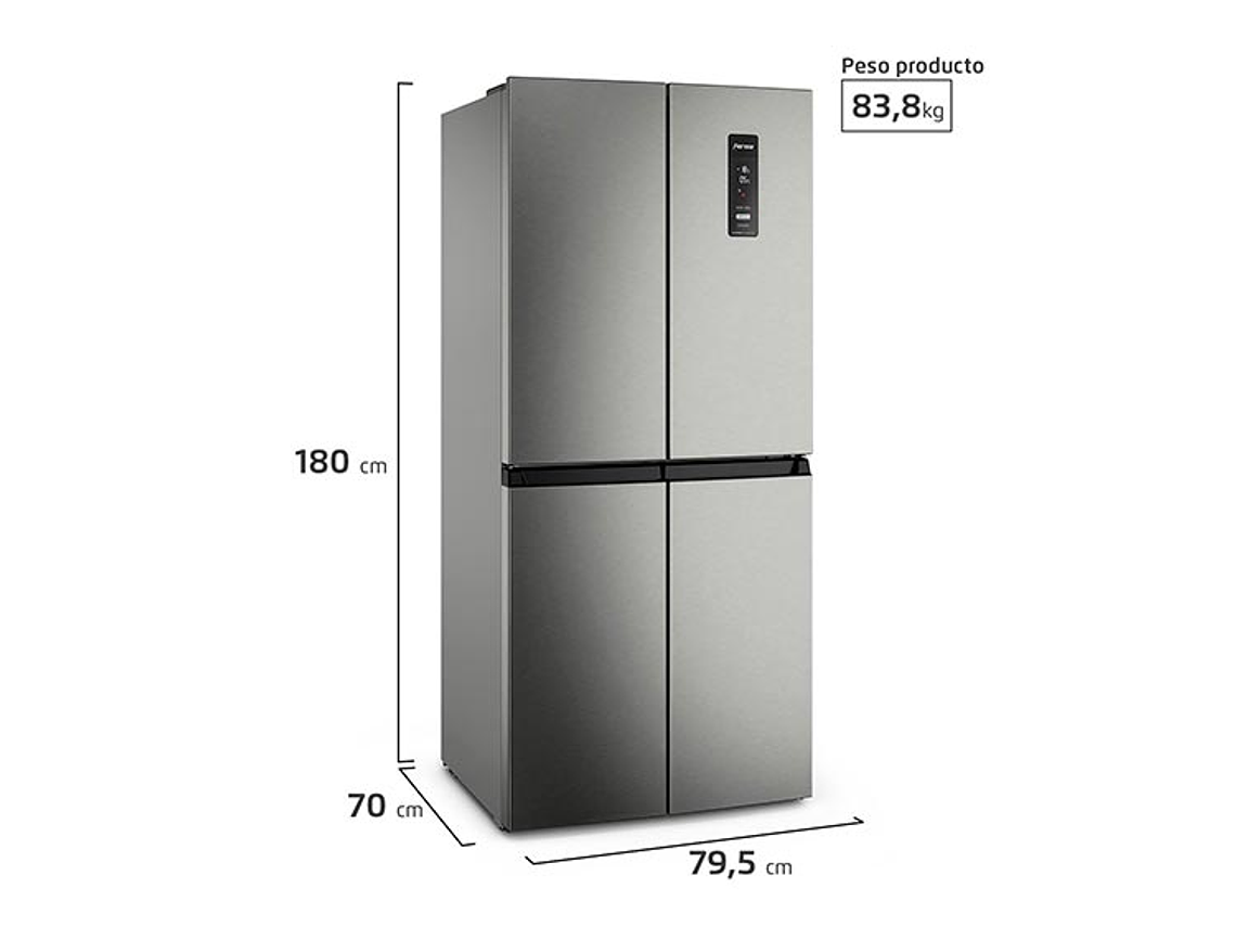 REFRIGERADOR FENSA SIDE BY SIDE NO FROST 401 L MULTIDOOR DQ79SU 2