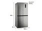 REFRIGERADOR FENSA SIDE BY SIDE NO FROST 401 L MULTIDOOR DQ79SU - Miniatura 2