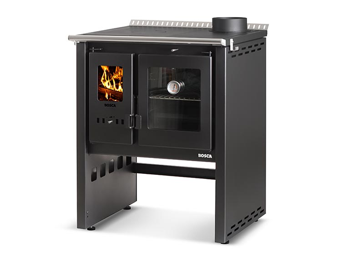 COCINA A LEÑA BOSCA ARES CHARCOAL 2