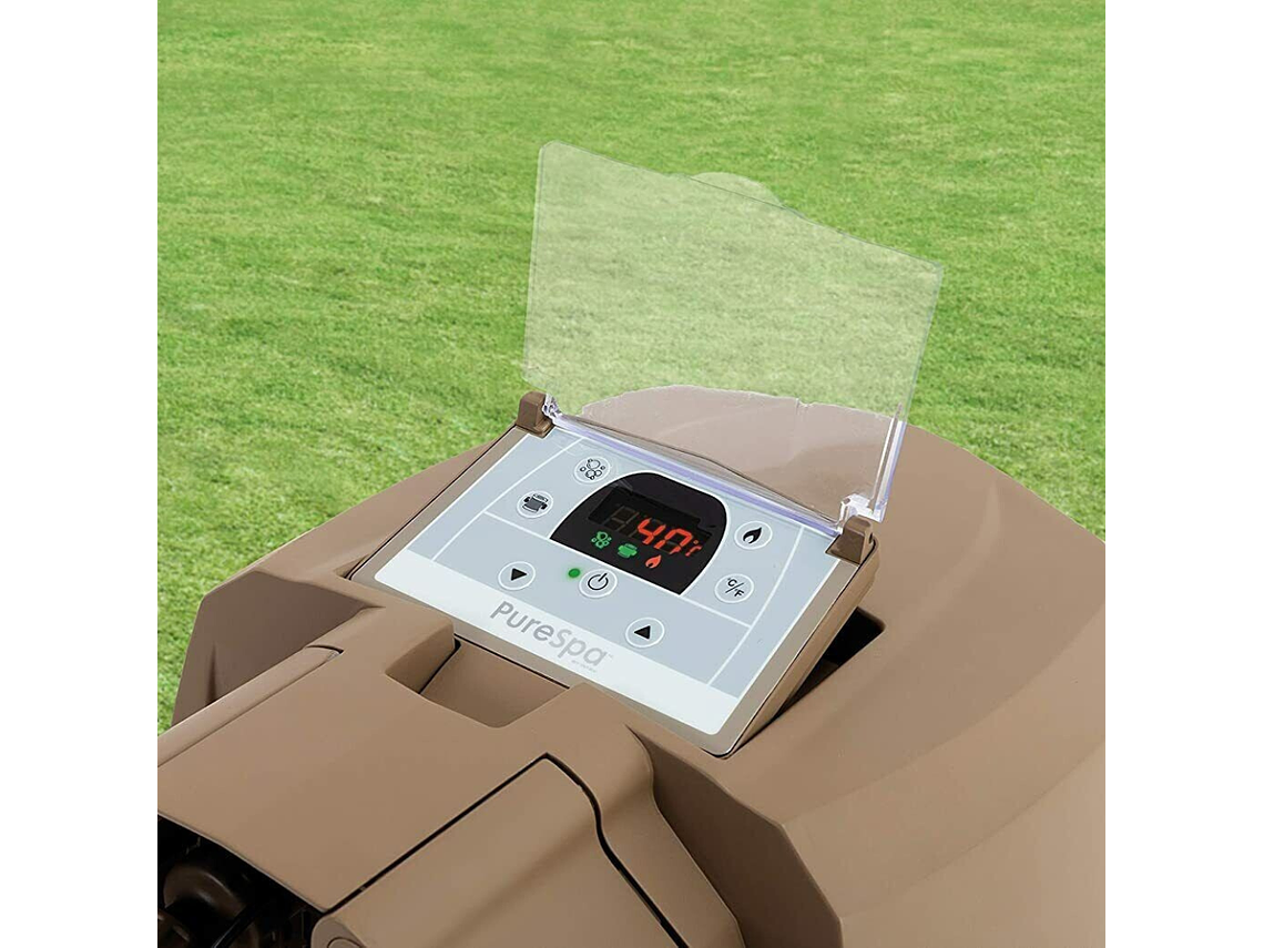 SPA HOT TUB INFLABLE INTEX BUBBLE MASSAGE 4 PERSONAS 8