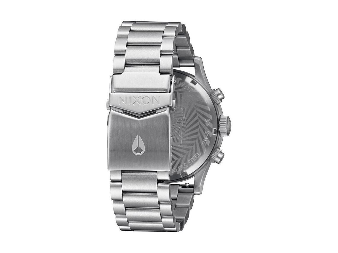 RELOJ GRATEFUL DEAD SENTRY CHRONO SILVER BLACK NIXON 3