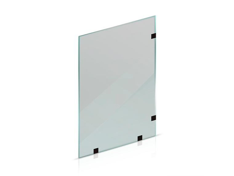 SHOWER DOOR VIDRIO TEMPLADO CON EMPAVONADO 90X150 CM HERRAJE NEGRO 2