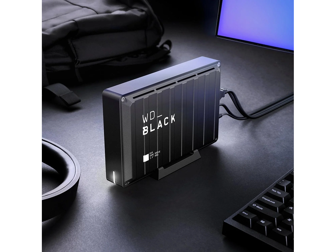 DISCO DURO EXTERNO WESTERN DIGITAL D10 GAMER DRIVE 8TB 3