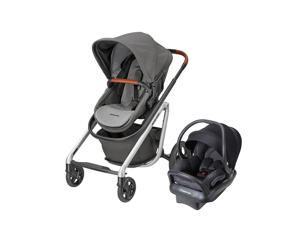 COCHE TRAVEL SYSTEM LILA NOMAD GREY/ MICO MAX 1